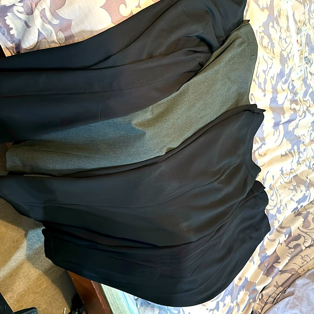 Variety of business slacks. Professional easy to pair. 10-14 never altered.